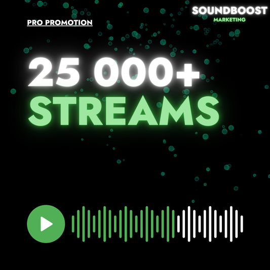 Pro Promotion (25,000+ Organic Streams)