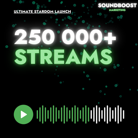 Ultimate Stardom Launch (250,000+ Organic Streams)