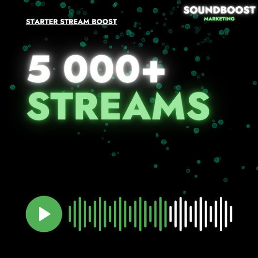 Starter Stream Boost (5,000+ Organic Streams)